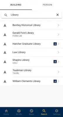 University of Michigan android App screenshot 1